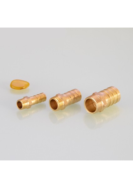 1L8BSP 8mm Diken Stili 1 Parça Brae Uygun mm Hortum Bağlantı Parçacığı Bsp Erkek Bağlayıcı Bağlantı Bakır Kuplaj Adaptörü (Yurt Dışından)