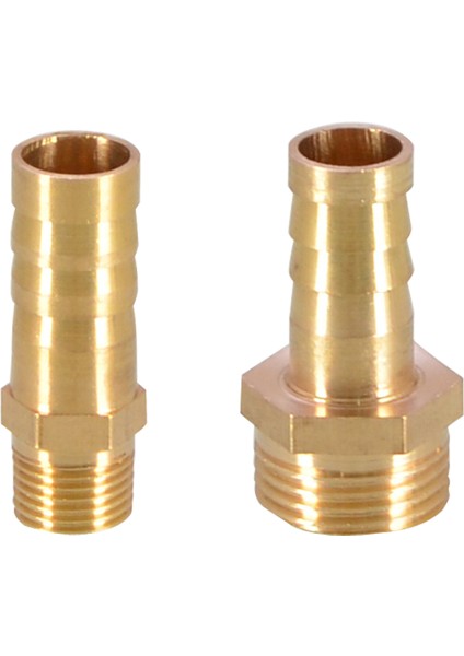 1L8BSP 8mm Diken Stili 1 Parça Brae Uygun mm Hortum Bağlantı Parçacığı Bsp Erkek Bağlayıcı Bağlantı Bakır Kuplaj Adaptörü (Yurt Dışından)