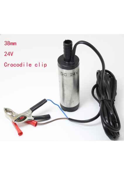 38 mm 24V Klips 12V 24V Su Yağ Dizel Yakıt Transfer Pompası Dalgıç Pompalar Araba Kamp Balıkçılık Dalgıç Anahtar Paslanmaz Çelik (Yurt Dışından)