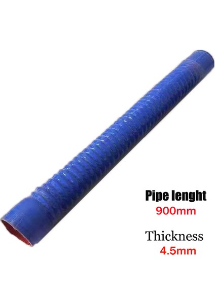 900 mm Stili Kimlik 40MM Id mm Mavi Evrensel Silikon Esnek Hortum Radyatör Borusu Hava Emiş Için Yüksek Basınç Yüksek Sıcaklık Kauçuk Birleştirici (Yurt Dışından)