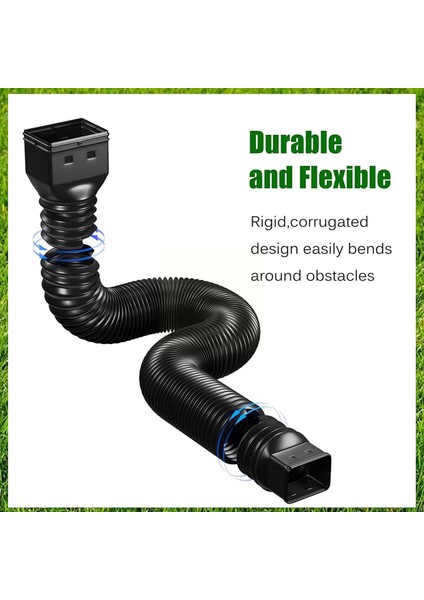 Bir Stil Yeni Yağmur Oluk Downspout Uzatma Esnek Uzatma Drenaj Yağmur Suyu Bağlantı Boru Uzantısı Teleskopik Downspout D S3B5 (Yurt Dışından) modelleri