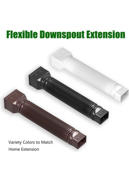 Bir Stil Yeni Yağmur Oluk Downspout Uzatma Esnek Uzatma Drenaj Yağmur Suyu Bağlantı Boru Uzantısı Teleskopik Downspout D S3B5 (Yurt Dışından) fırsatları