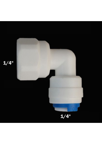K4044N Tarzı Ro Su Düz Plastik Dirsek Od Hortum Hızlı Bağlantı Erkek Dişi Ters Osmoz Akvaryum Fitting (Yurt Dışından)