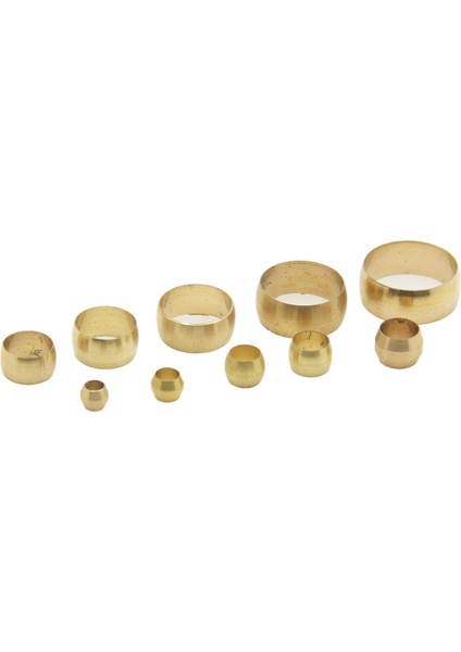 Bronz Sarı Tarzı Merkezi Yağlama Sistemi Için Pirinç Çift Konik Sızdırmazlık Halkası Fittings Tüp Merkezi Yağlama Sistemi Odağıyla Sıkıştırma Manşonu (Yurt Dışından)
