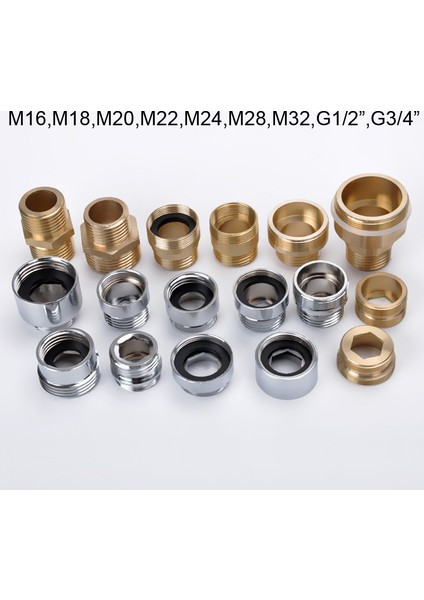 M22XMDN15 Stili Erkek Dişi G Boru Bağlantıları Su Arıtıcı Aksesuarları Için Pirinç Musluk Aerator Adaptörü G (Yurt Dışından) modelleri