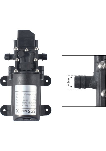 24V Dc 12V 6l Dakikada Su Yüksek Basınçlı Diafragma Kendiliğinden Primleme Pompası 70W 72W Eu Fiş Güç Kaynağı 6A Boru (Yurt Dışından) indirimleri