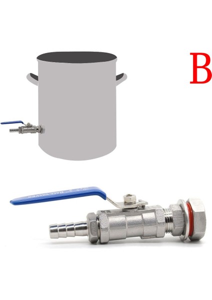 Bir Stil Paslanmaz Çelik Kaynaksız Kompakt Top Vana & Bağlantı Parçası - Ev Yapımı Bira Kazanı Pot (Yurt Dışından) modelleri