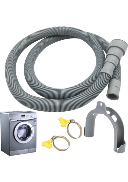 3m Stili Ayarla Çamaşır Makineleri Için Drenaj Hortumu Drenaj Hortumu Uzatma Genişletilmiş Drenaj Hortumu Seti - Bulaşık Makinesi ve Kurutucu Için (Yurt Dışından) fiyatları
