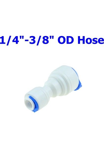 I Şekil 6,35-9,52 mm Stili Ters Osmoz Hızlı Bağlantı Hortum Bağlantı Tee Y Bağlantı Parçası 2 Yönlü Eşit Dirsek Düz Ro Su Plastik Fitting (Yurt Dışından)