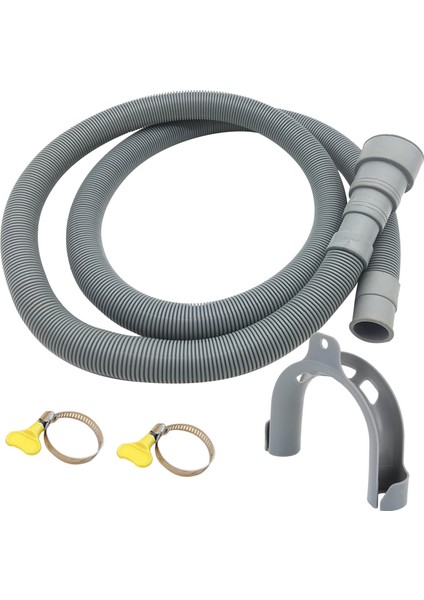 2m Stili Ayarla Çamaşır Makineleri Için Drenaj Hortumu Drenaj Hortumu Uzatma Genişletilmiş Drenaj Hortumu Seti - Bulaşık Makinesi ve Kurutucu Için (Yurt Dışından)