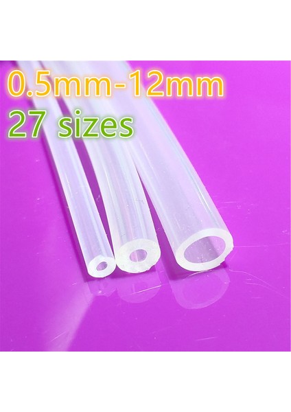 3X8MM Tarzı 1 Metre Silikon Hortum Su Gaz Boru Gıda Sınıfı Şeffaf Kauçuk Hortum Satışını Zararına Sunuyor (Yurt Dışından) modelleri