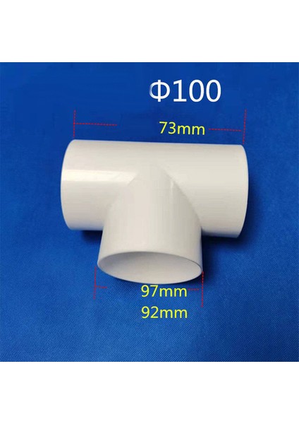 T Şekli 100MM Stili Y Bağlantı Hortum Bağlantısı Hızlı Havalandırma Boru Bağlantı Elemanı 3 Yollu Bölücü Pvc Egzoz Fanı Havalandırma Bağlantı Elemanları (Yurt Dışından)