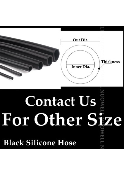 Stili Özelleştirin 100CM 100CM -60~200 Derece Isıya Dayanıklı I.d 2~16MM Siyah Esnek Silika Jel Boru Akvaryum Hava Pompası Yumuşak Kauçuk Silikon Hortum (Yurt Dışından)