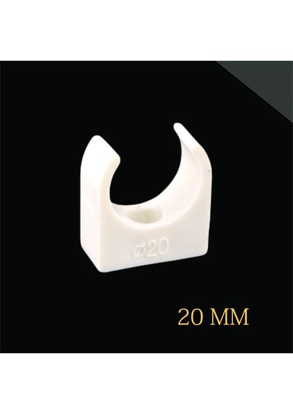 32MM Tarzı Sıcak Soğuk Su Boru Bağlantıları Için Çap Plastik Ppr Tek U Kelepçe Tutucu Beyaz Renk (Yurt Dışından)