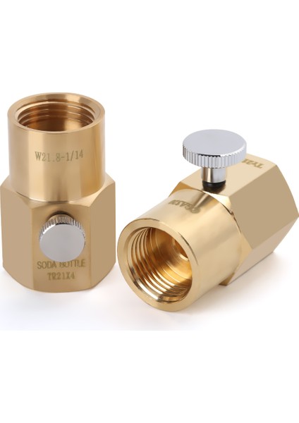 Bronz Sarı Tarzı Sodastream Tüp Dolum Adaptörü Için Co2 Adaptörü ile Kanal Seti Tr Cga Bağlantı Kiti. (Yurt Dışından)