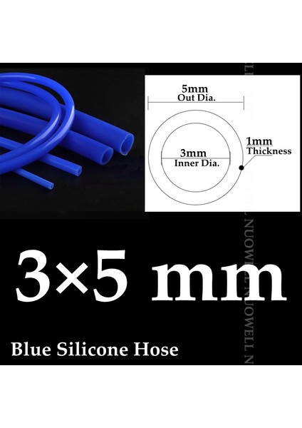 3X5MM Tarzı 100CM 100CM I.d 2~32MM Isıya Dayanıklı Mavi Silikon Hortum Esnek Silika Jel Boru Akvaryum Hava Pompası Gıda Sınıfı Bira Süt Yumuşak Boru (Yurt Dışından)
