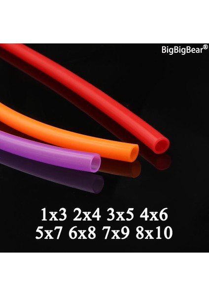 Mor Tarzı 5 Metre M Silikon Boru Id Esnek Kauçuk Hortum Kalınlığı 1mm Gıda Sınıfı Yumuşak Süt Bira Içecek Borusu Su Bağlantısı (Yurt Dışından) fırsatları