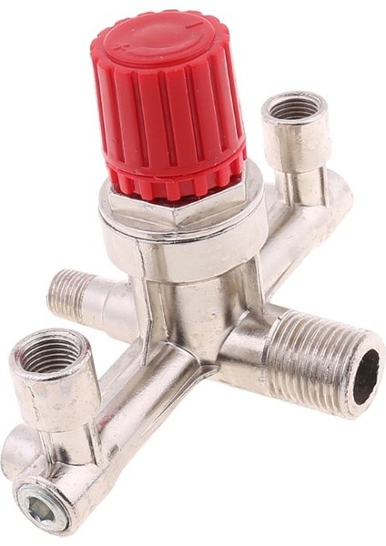 Çift Çıkışlı Boru Alaşımlı Hava Kompresörü Anahtarı Basınç Regülatörü Valf Bağlantı Parçası (Yurt Dışından)