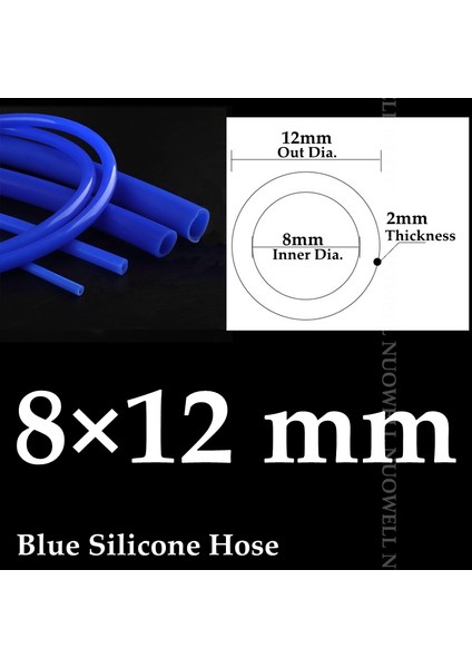 8X12MM Tarzı 100CM 100CM I.d 2~32MM Isıya Dayanıklı Mavi Silikon Hortum Esnek Silika Jel Boru Akvaryum Hava Pompası Gıda Sınıfı Bira Süt Yumuşak Boru (Yurt Dışından)