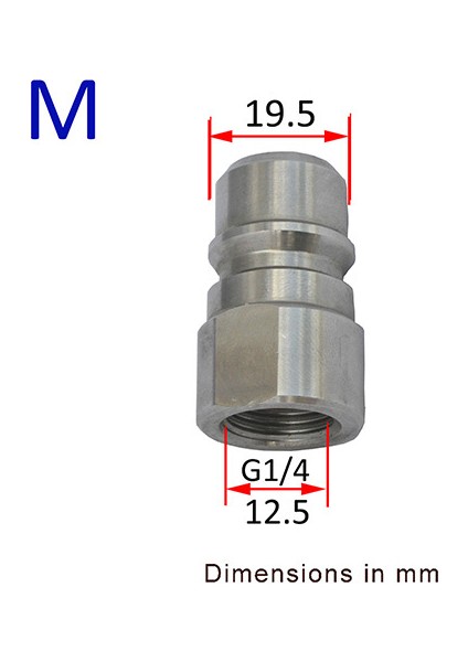 M Tarzı Karcher ve Nilfisk Için Yüksek Basınçlı Su Tabancası Bağlantı Adaptörü Köpük Tabancası Aksesuarı (Yurt Dışından)