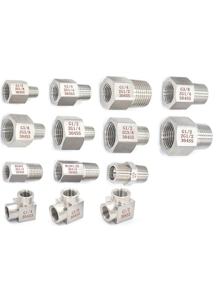 F58-M02 Stili Yüksek Basınçlı Paslanmaz Çelik Basınç Göstergesi Adaptör Basınç Göstergesi Boru Bağlantı Elemanları - Kalınlaştırma Stili (Yurt Dışından) modelleri