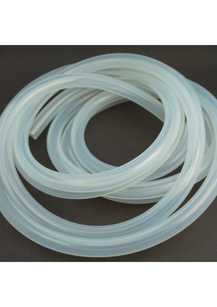 2 Metre Şeffaf Gıda Sınıfı Silikon Boru 8mm Id x 12MM Od Esnek Bahçe Lastik Hortum Akvaryum Yumuşak Boru Hortumu (Yurt Dışından)
