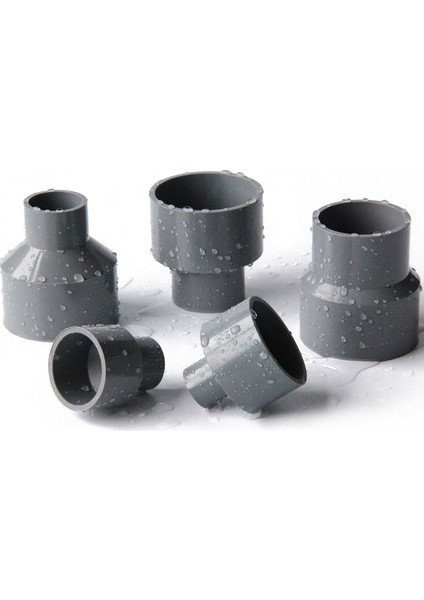 Gri Tarzı 90X50MM Vc Redüktör Soket Metrik Solvent Kaynak Basınç Boru Bağlantısı Akvaryum Sulama (Yurt Dışından)
