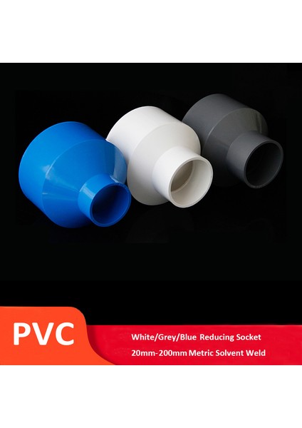 Beyaz Stil 75X50MM Vc Redüktör Soket Metrik Solvent Kaynak Basınç Boru Bağlantısı Akvaryum Sulama (Yurt Dışından) fiyatları