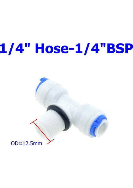 Pb6.35-02 Conta Halkası Stili Ro Su Boru Bağlantısı Od Hortum Bsp Erkek Diş Mühür Halkalı Plastik Hızlı Bağlantı Sistemi Su Arıtıcıları Için (Yurt Dışından)