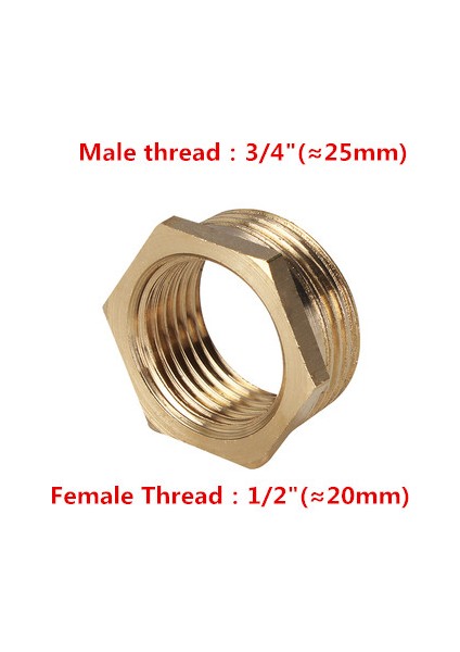 NO.45388 Tarzı Messing Hortum Bağlantı Altı Redüktör Conta Meme Erkek Dişi Değişiklik Coupler Bağlayıcı Adaptör - Mf Bsp Erkek Dişi Türkçe E-Ticaret Başlığı (Yurt Dışından)