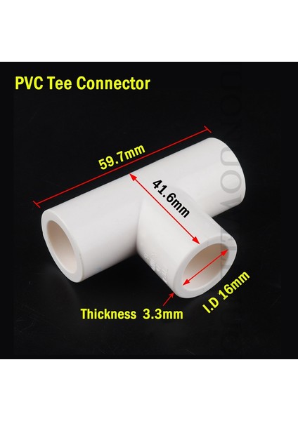 120 Derece Tarzı 5 Adet 2~ Iç Çap Beyaz Pvc Boru Bağlantı Elemanları Pvc Düz Dirsek Tee Bağlayıcı Plastik Mafsal Kendin Yap Gardırop Çadır Bağlantı Elemanları (Yurt Dışından) indirimleri
