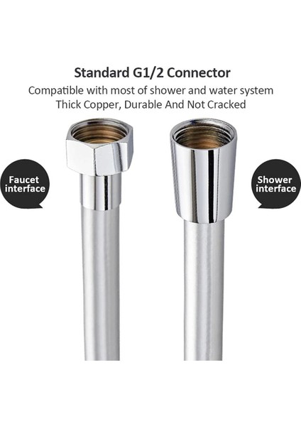 2,5m Tarzı Gı Yüksek Basınçlı Pvc El Duşu Hortumu Evrensel Arayüz Esnek Anti Sarmal Banyo Aksesuarları (Yurt Dışından) fırsatları