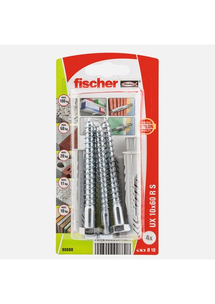 Ux 10X60 Vidalı Universal Dübel