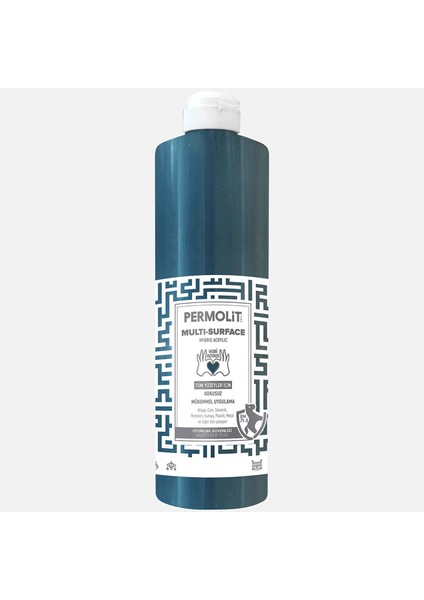 0,5 L Multi Surface Akrilik Boya Su Yeşili