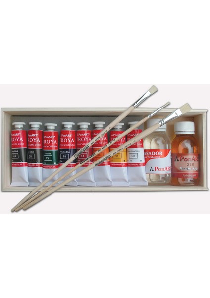 Troya Yağlıboya Set