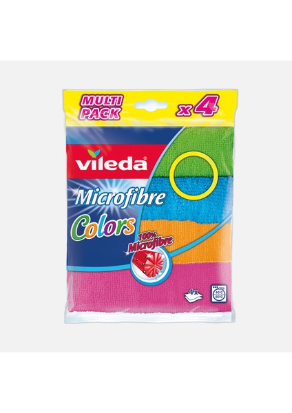 Mikfofiber Colors 4'lü