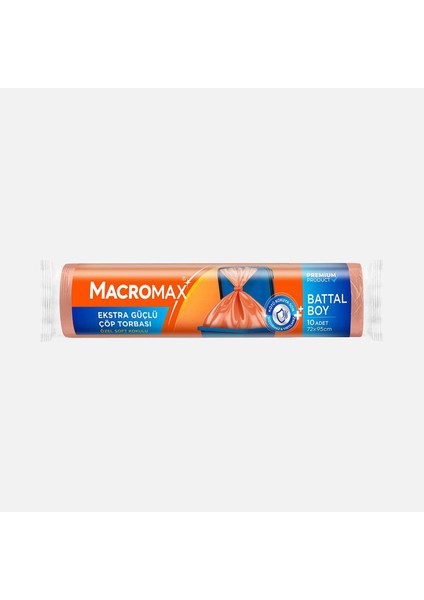 Extra Güçlü Çöp Torbası Battal Boy 10 Adet