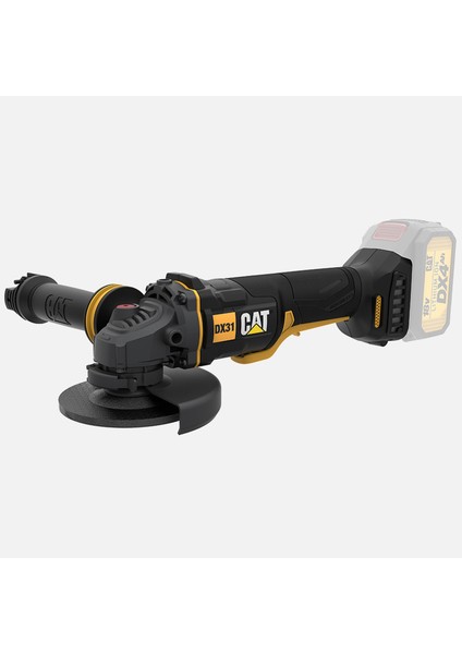 DX31B 18VOLT 115MM Kömürsüz Profesyonel Avuç Taşlama (Akü ve Şarj Cihazı Dahildir.)
