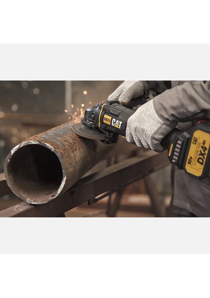 DX31B 18VOLT 115MM Kömürsüz Profesyonel Avuç Taşlama (Akü ve Şarj Cihazı Dahildir.)