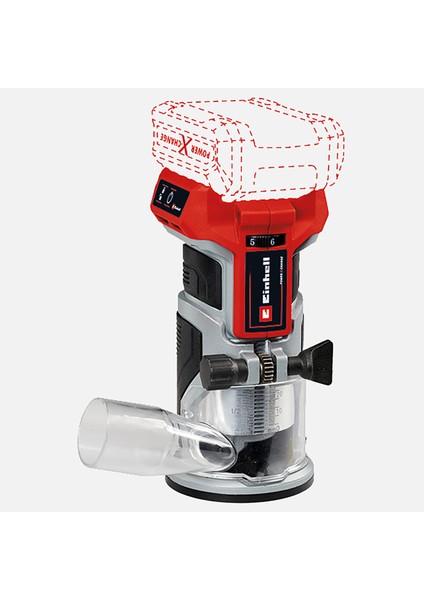 Tp-Et 18 Li Bl - Solo Kömürsüz Akülü Kenar Freze Makinesi (Akü ve Şarj Cihazı Dahil Değildir.)