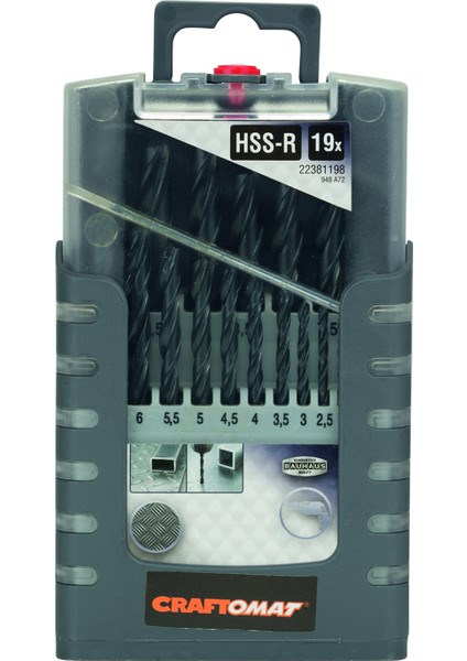 Hss-R Metal Matkap Ucu Set 1-10 mm