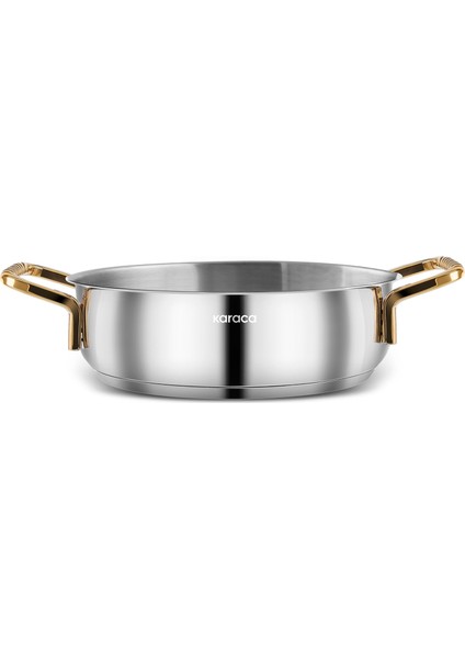 Maçka Çelik Sahan 20 cm Gold