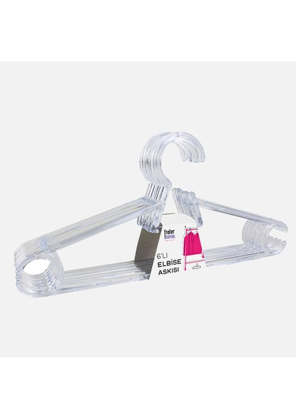 Home 6'lı Elbise Askısı