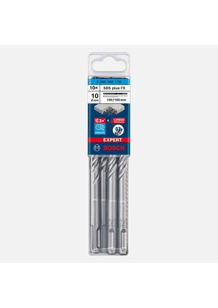 Exp Kırıcı Delici Ucu Sds-Plus-7x 10'lu Set