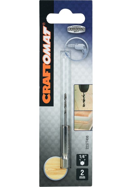 Hexyılan Ahşap Matkap Ucu 2 mm 1/4