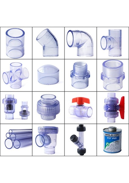 1 Adet Boru Tarzı 25MM ~50MM Mavi Şeffaf U Pvc Boru Bağlantı Elemanları Bahçe Su Akvaryum Balık Tankı Drenaj Boru Bağlantı Aksesuarları (Yurt Dışından) indirimleri