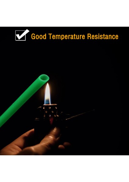 Yeşil Stil 1 Metre M Gıda Kalitesi Yeşil Silikon Kauçuk Hortum Esnek Toksik Olmayan Silikon Boru (Yurt Dışından) modelleri