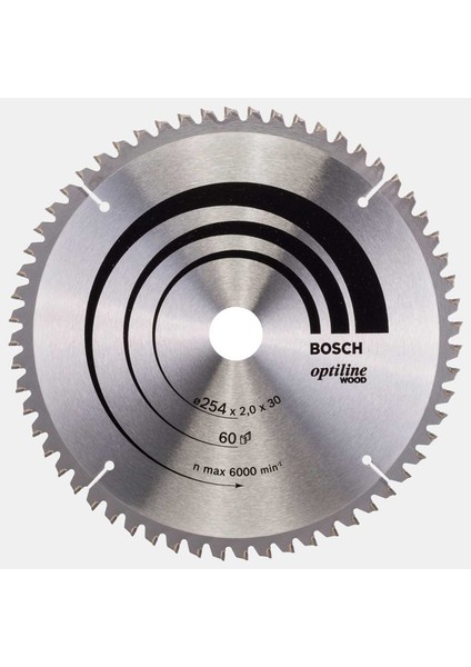 Daire Testere Bıçağı 254X30 mm 60 Diş