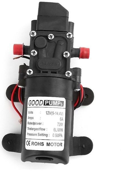 Altın Tarzı Akıllı Tip Için 12V 72W Yüksek Basınçlı Mikro Diyafram Su Pompası Otomatik Anahtar (Yurt Dışından)