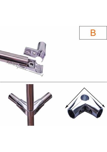 Şekil D Stili 32MM Tüp Için Iç Mekan Parlak Yüzeyli Kullanımı Için Çap Tüp Borusu Kelepçe Dıy Giysi Sergi Rafı Için Güzel Alaşım Tüp Bağlayıcı (Yurt Dışından) indirimleri